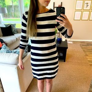J Crew Stripe Cotton Dress